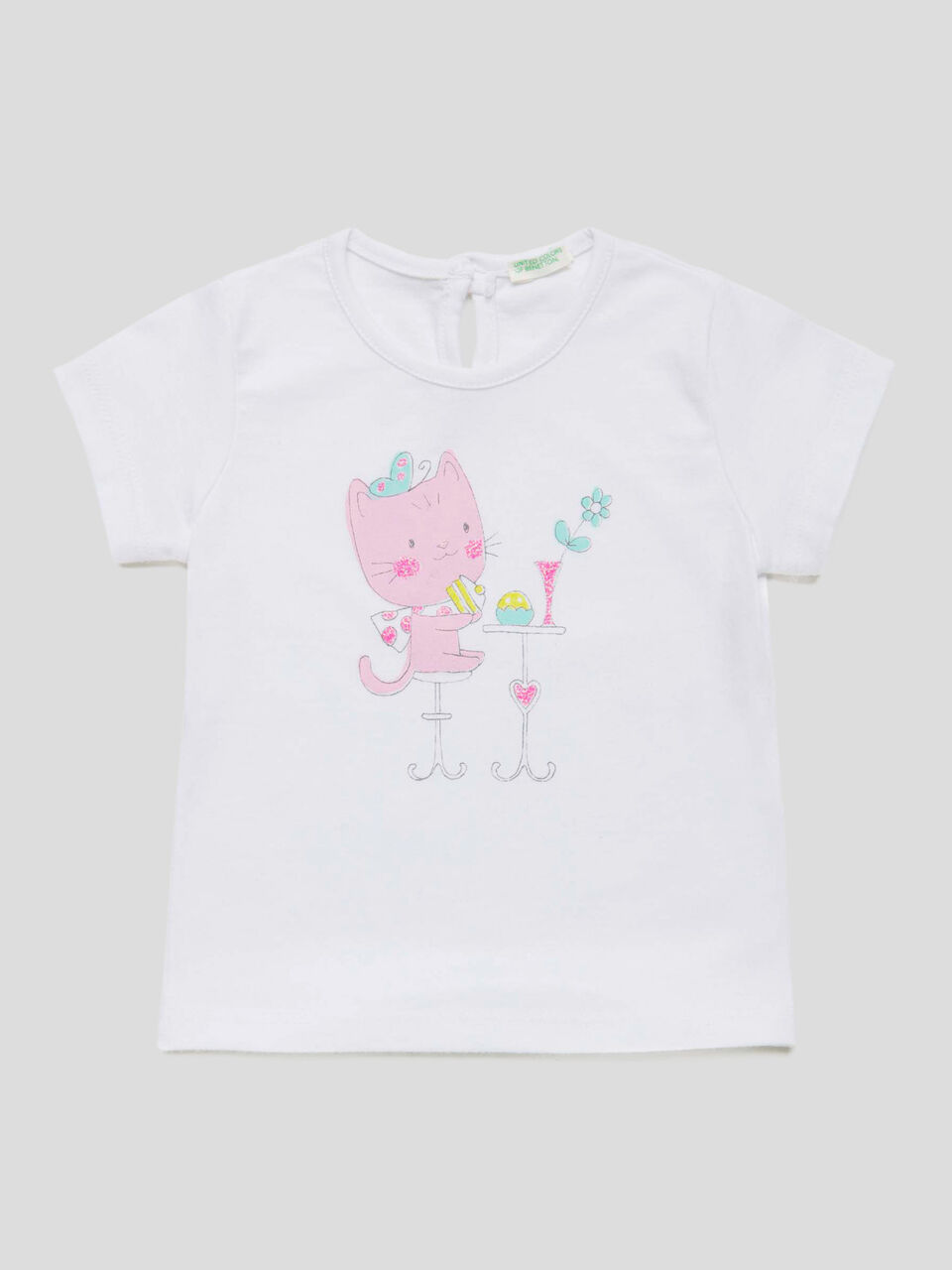 T-shirt con glitter image number 1