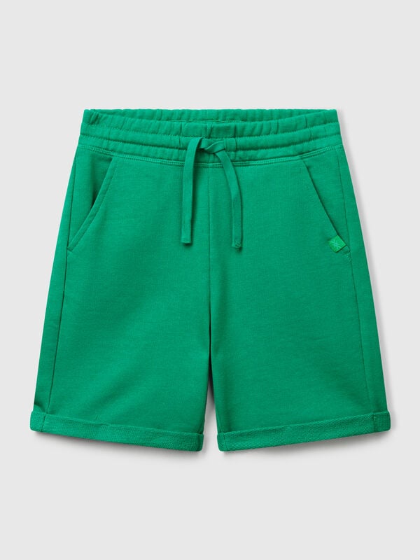 Bermuda in felpa di puro cotone Bambino
