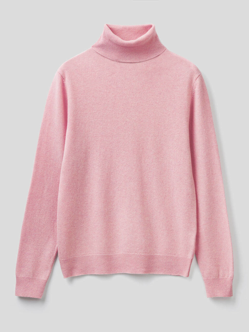 Maglione dolcevita in pura lana vergine image number 1