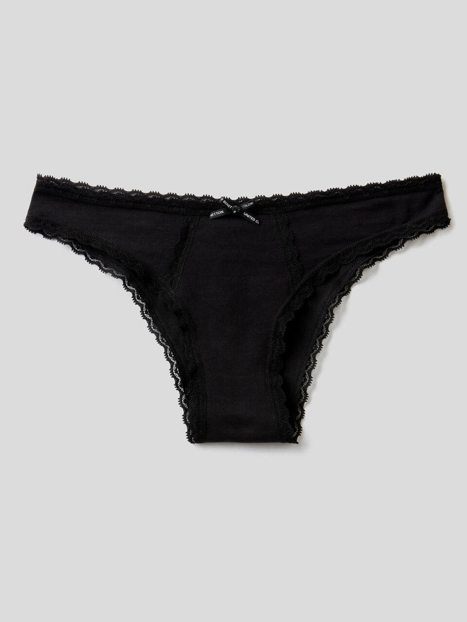 Slip a vita bassa in cotone stretch image number 1