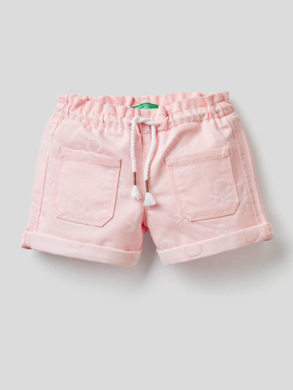 Shorts in denim logato image number 1