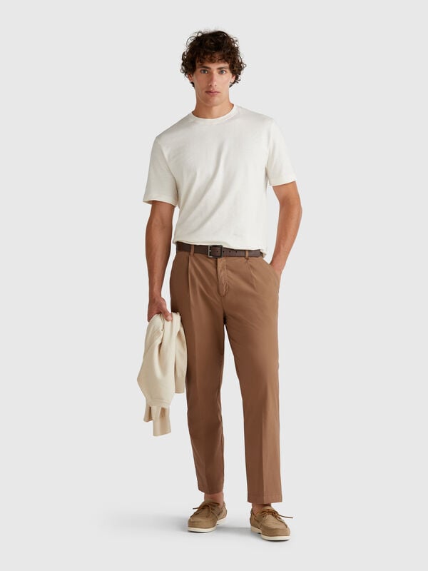 Pantaloni in cotone leggero Uomo