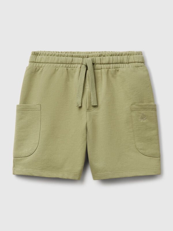 Shorts cargo in cotone Bambino
