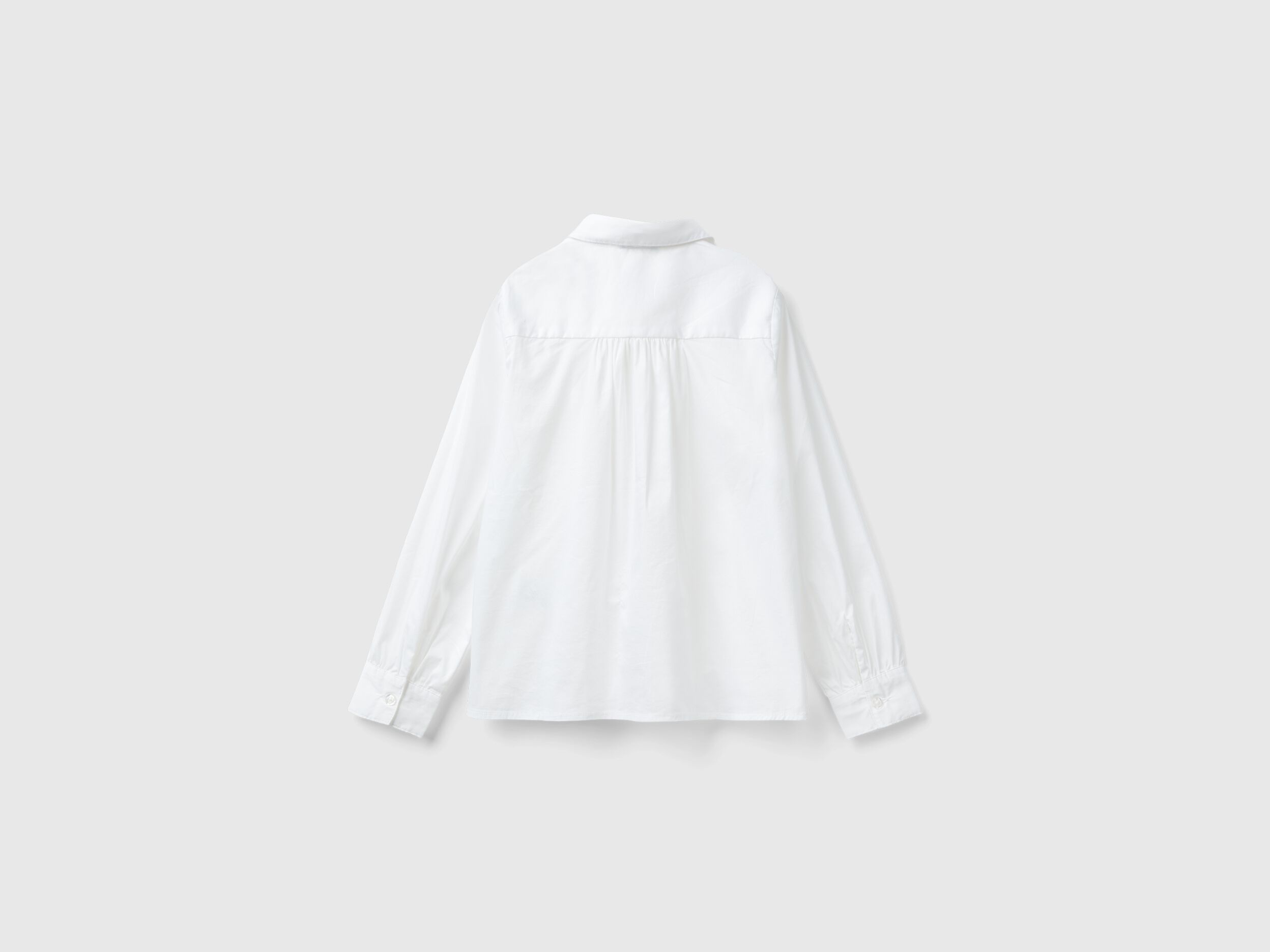Camicia bianca bambina benetton deals