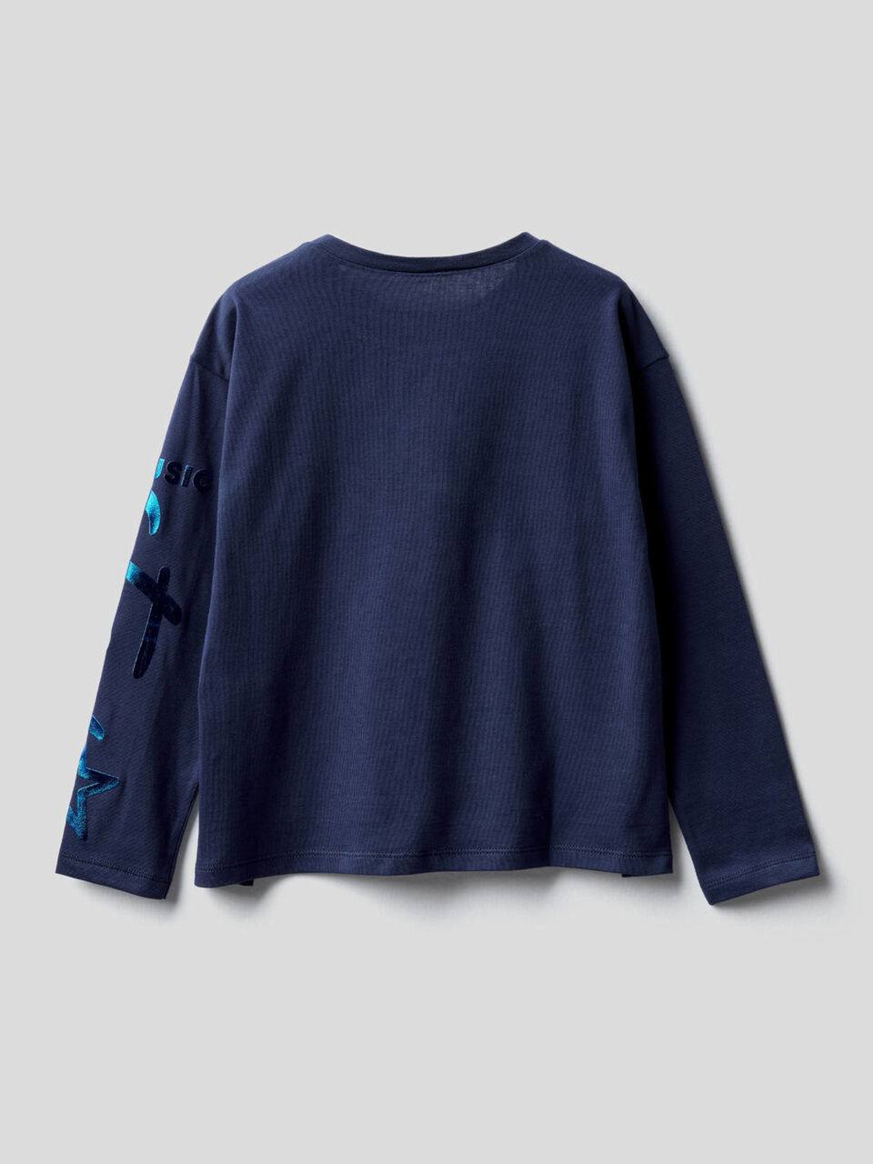 T-shirt manica lunga 100% cotone image number 2