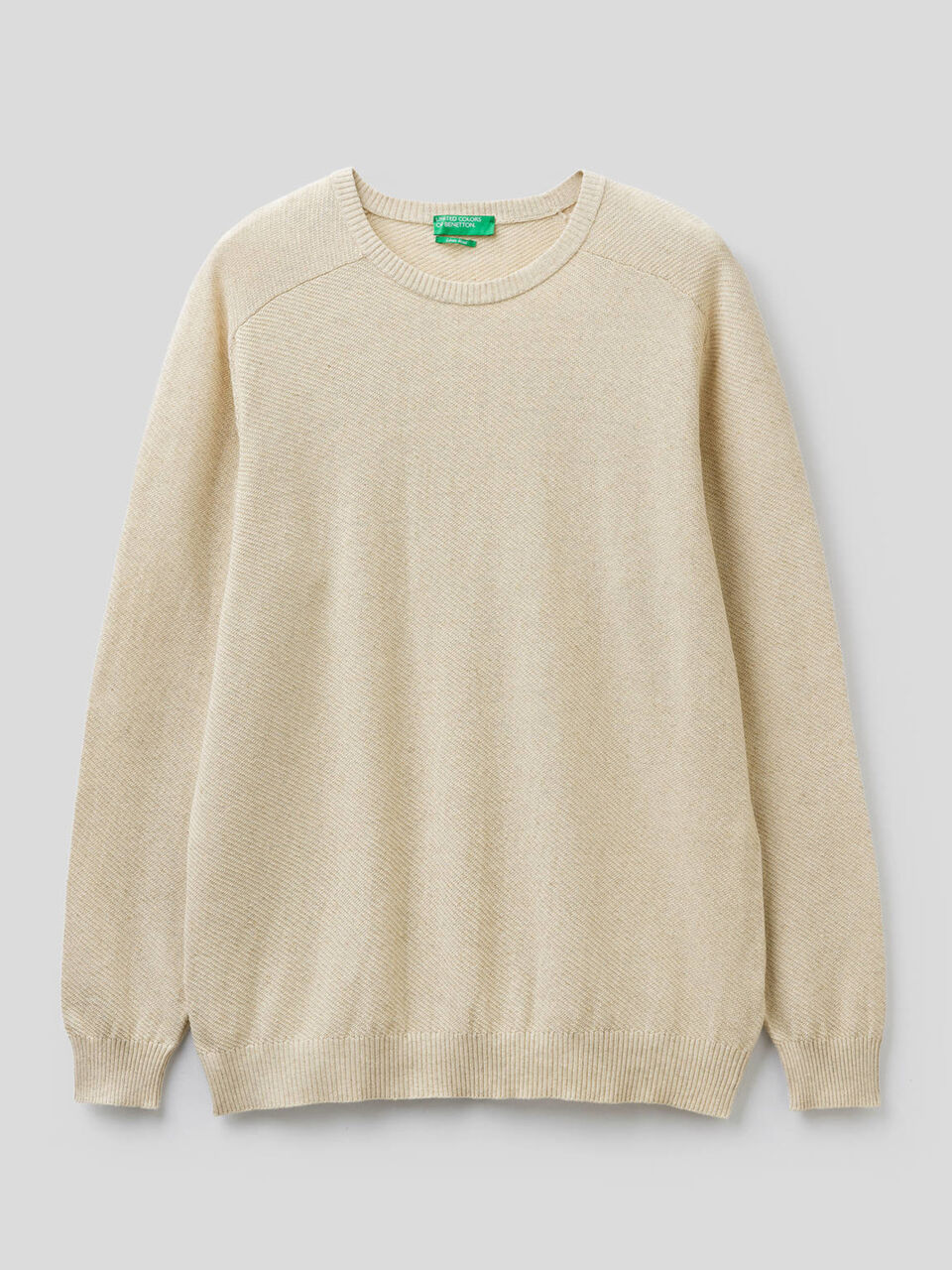 Maglia in cotone misto lino image number 1