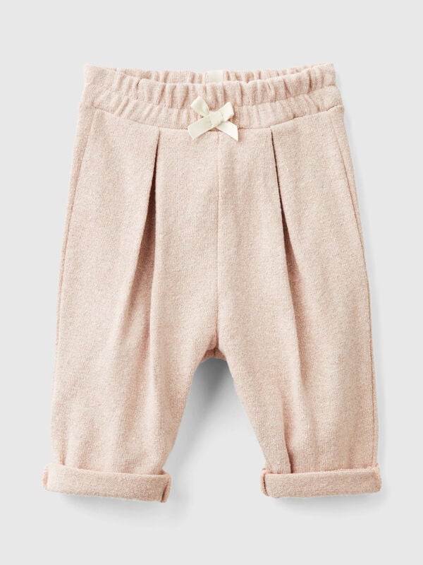 Pantaloni in felpa con lurex Baby