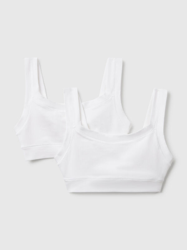 Due top in cotone super stretch Bambina