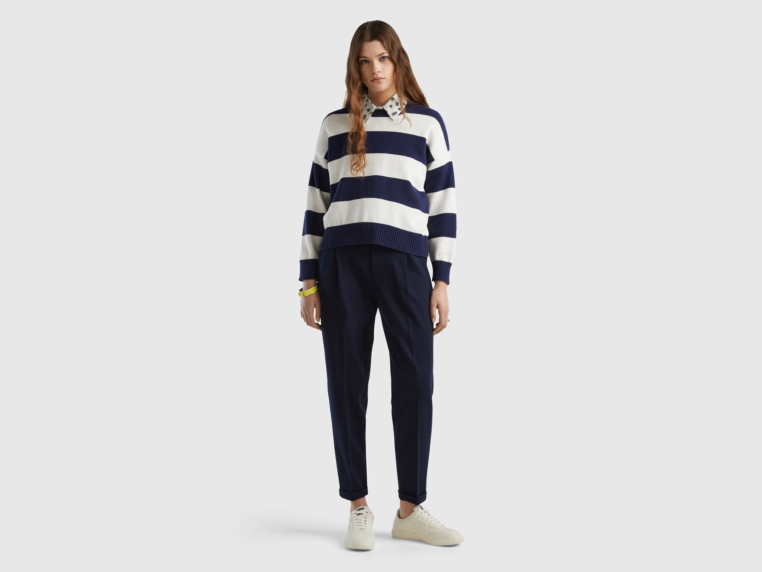 Benetton maglia a best sale righe