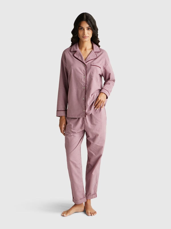 Pantaloni a quadri Donna