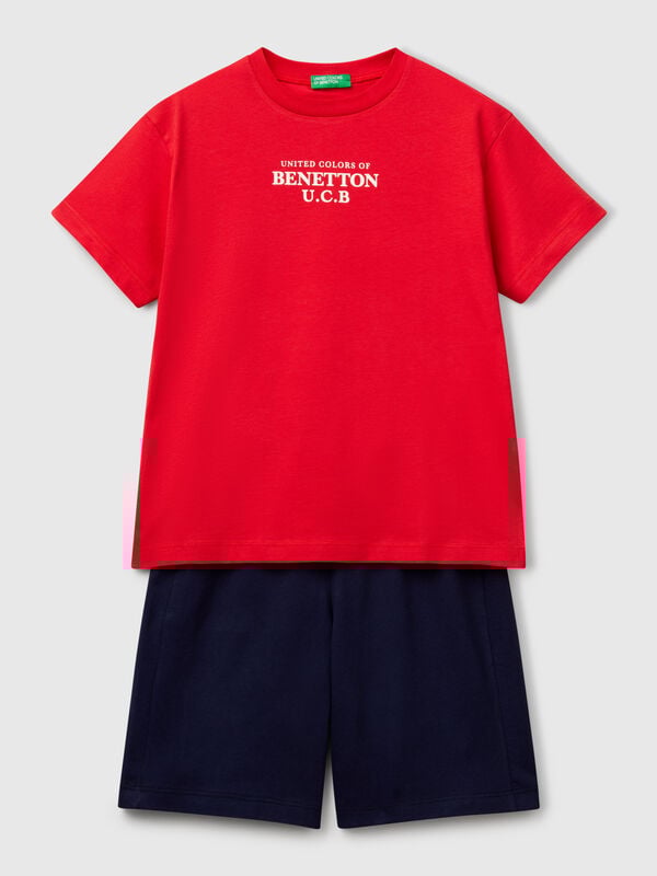 Completo t-shirt e bermuda Bambino