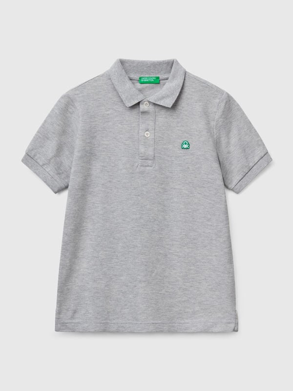 Polo slim fit in puro cotone Bambino