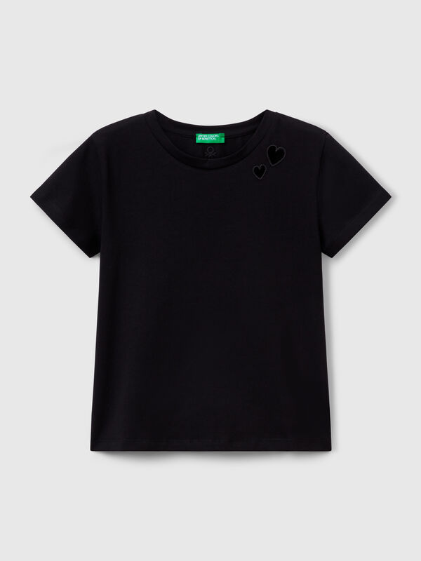 Maglietta con motivo cut out Bambina