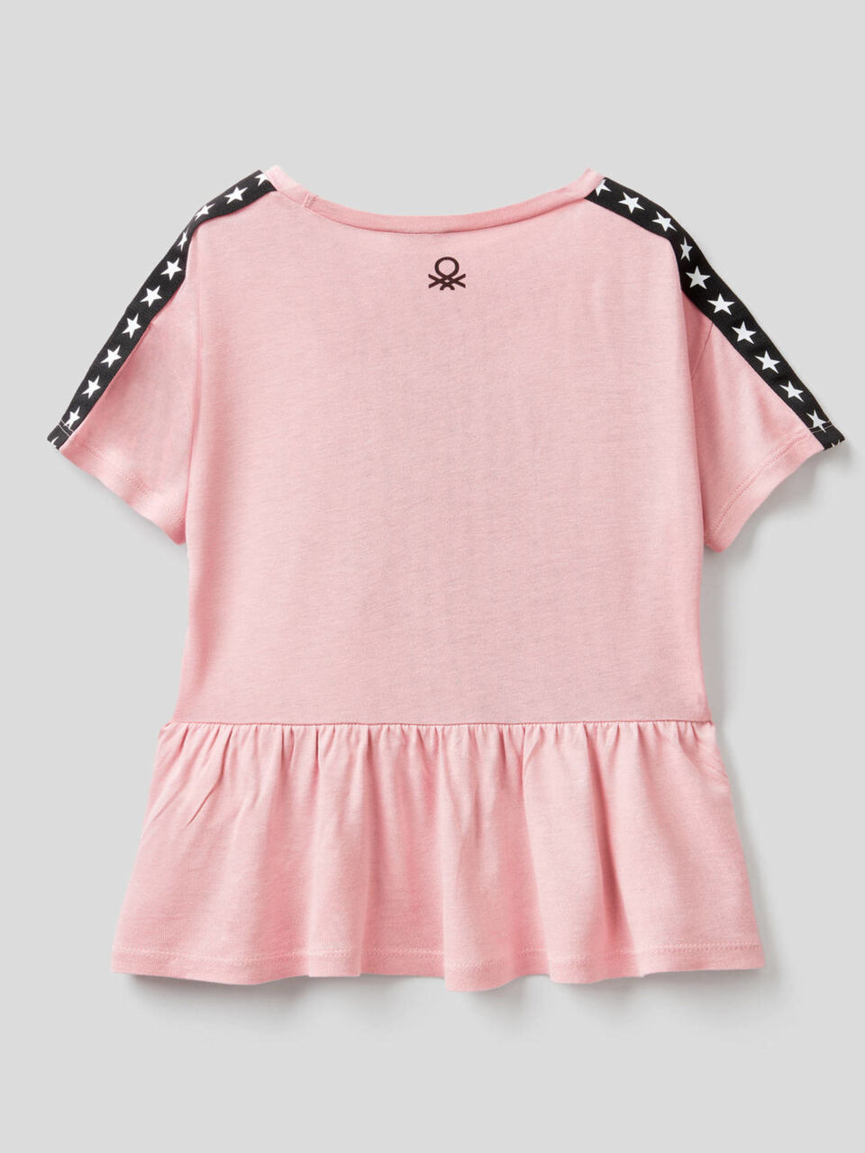 T-shirt ampia con balza image number 2