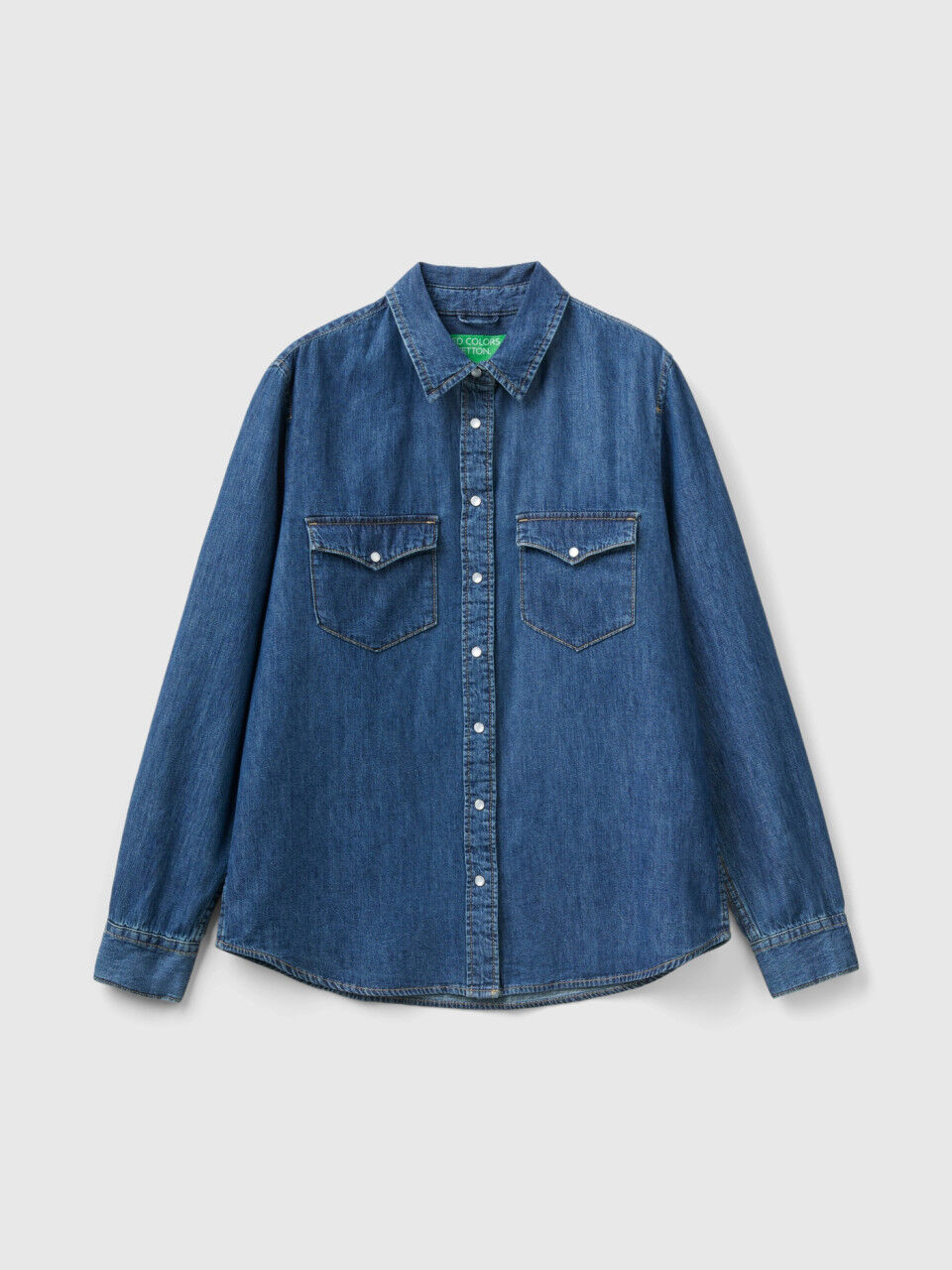 Benetton on sale camicia jeans