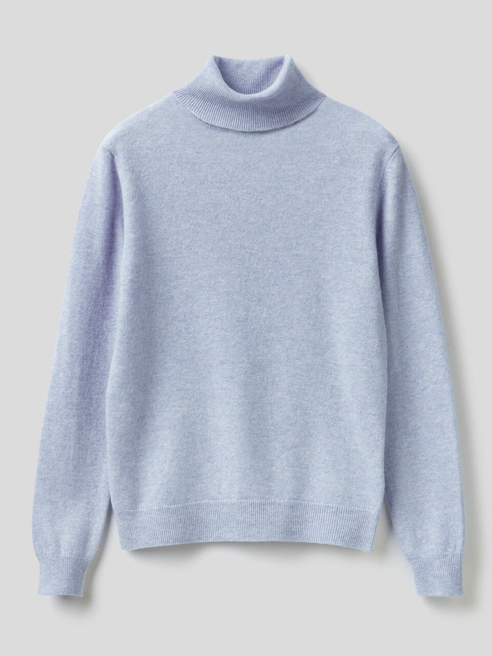 Maglione dolcevita in pura lana vergine image number 1