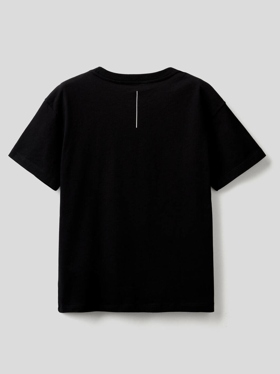 T-shirt 100% cotone con slogan stampato image number 2
