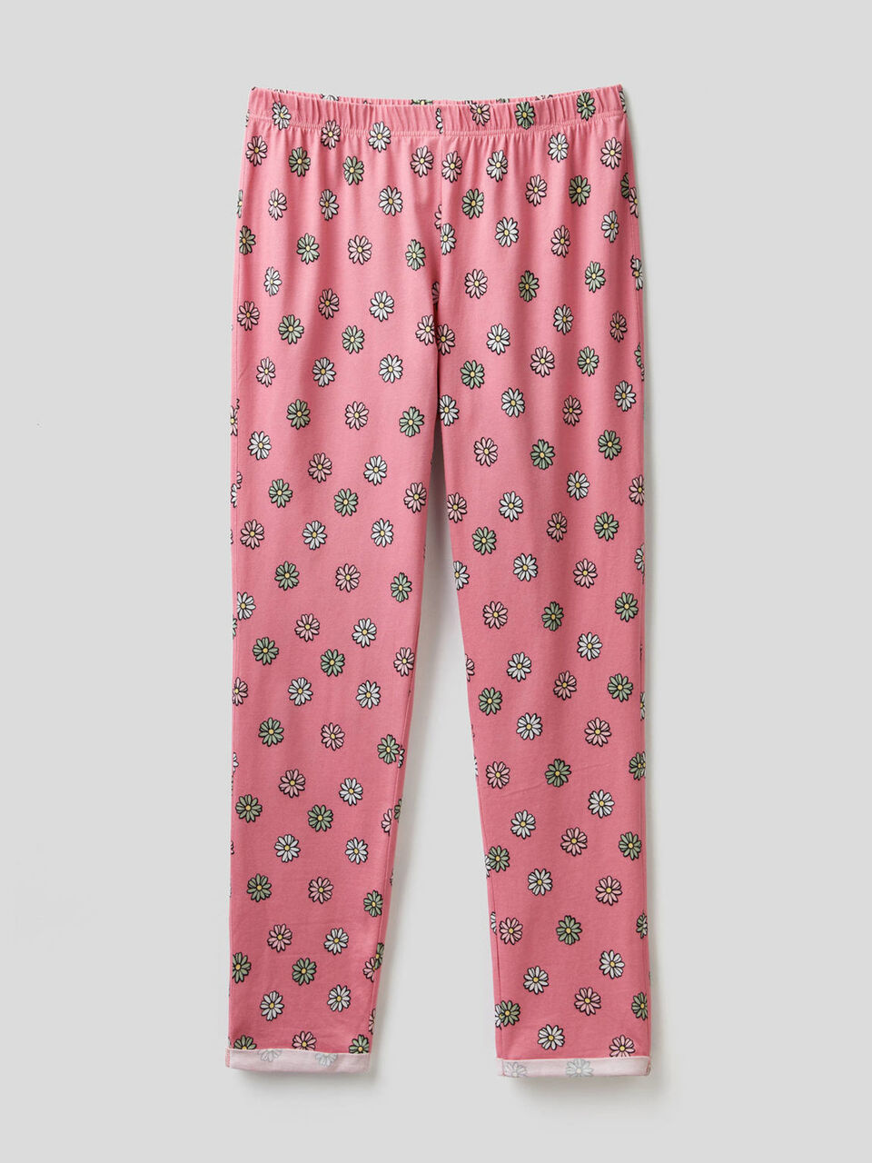 Pantalone lungo con stampa a fiori image number 1