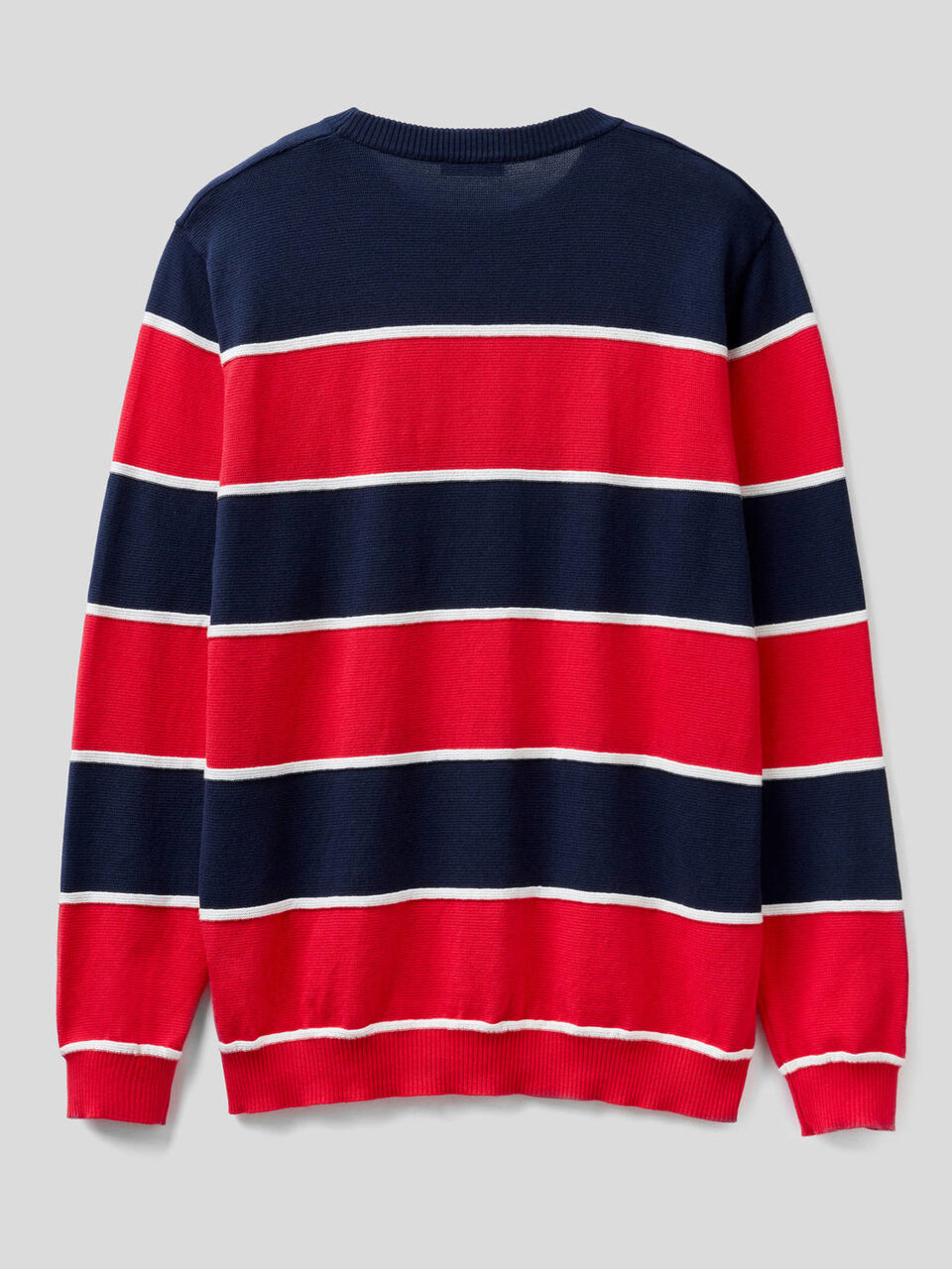 Maglia a righe in 100% cotone mano calda image number 2