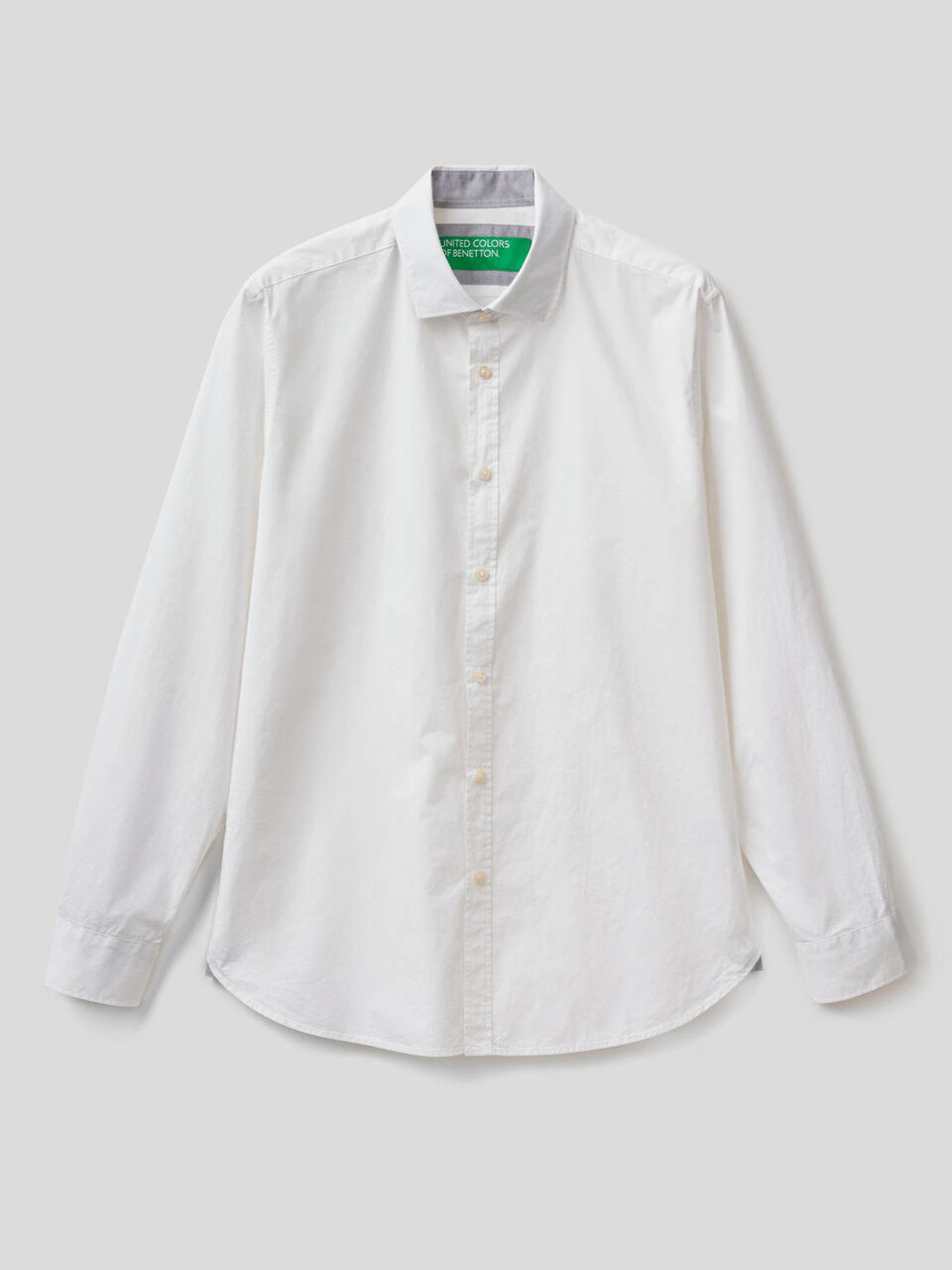 Camicia slim fit stampata image number 1