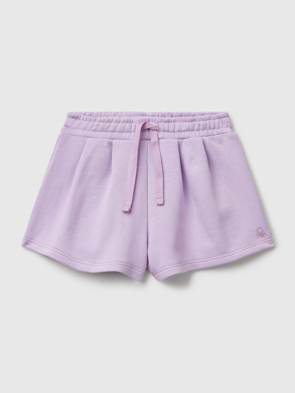 Shorts in felpa di cotone Bambina
