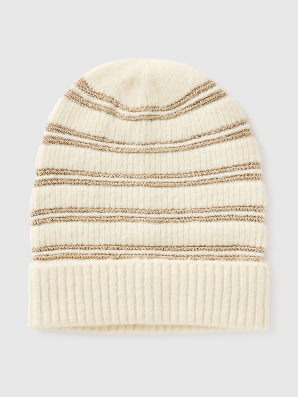 Berretto con lurex Donna