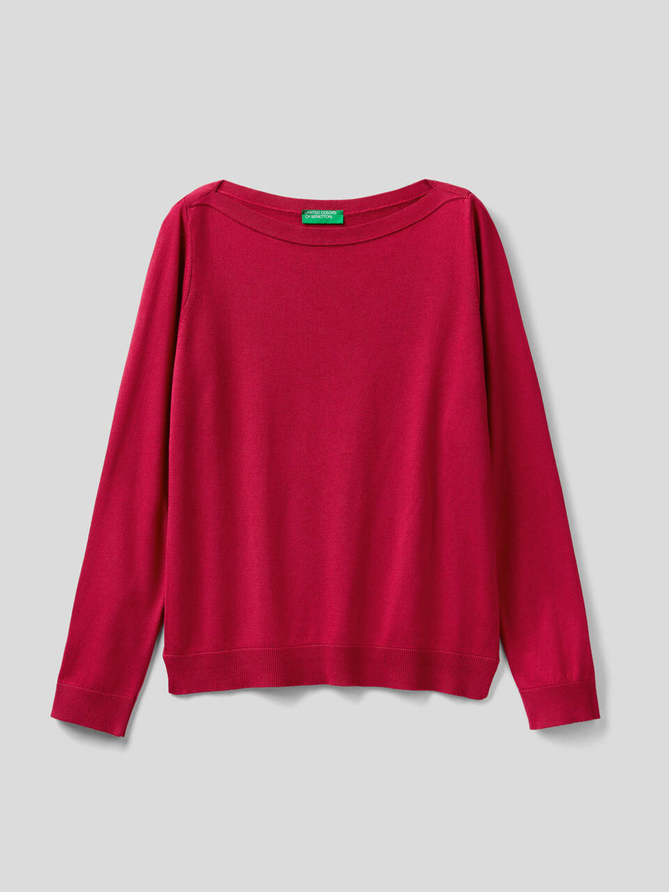 Maglia con scollo a barchetta image number 1