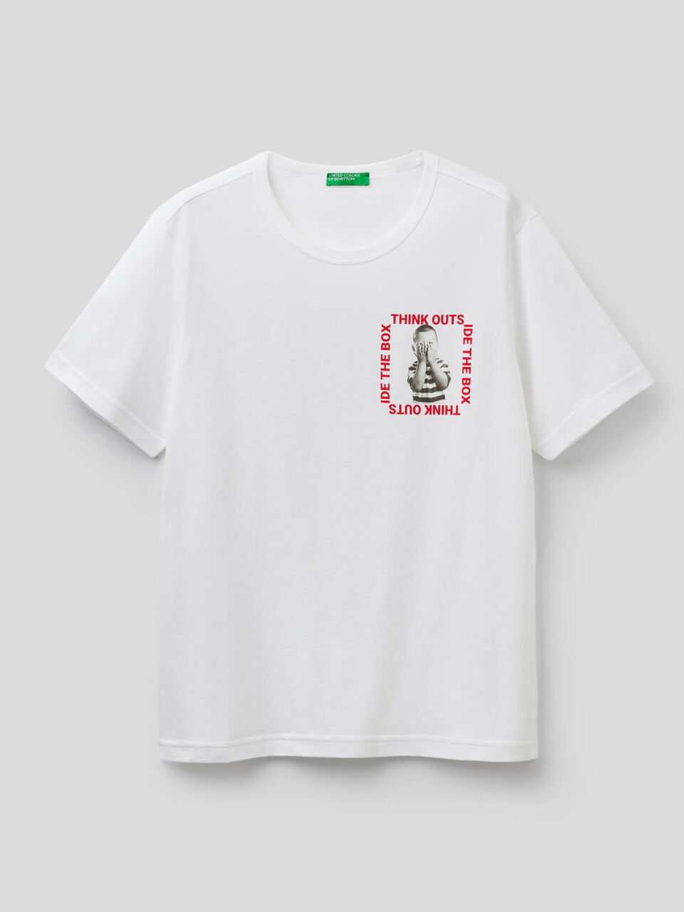 T-shirt in puro cotone con stampa image number 1