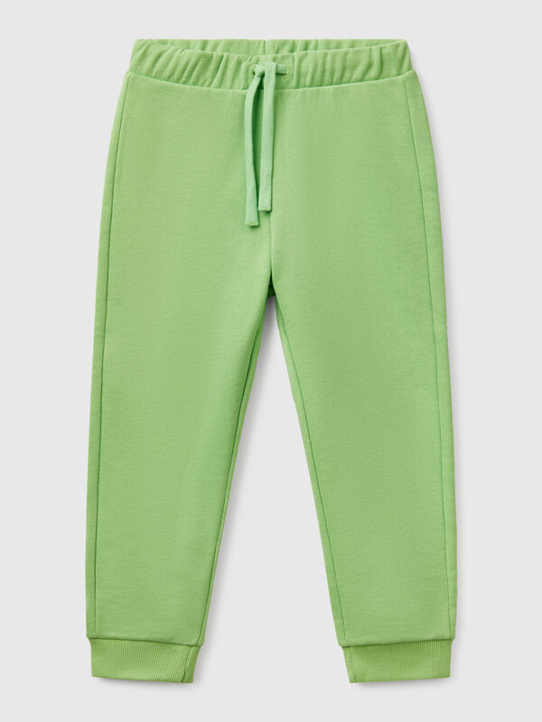 Pantaloni in cotone con logo Bambino