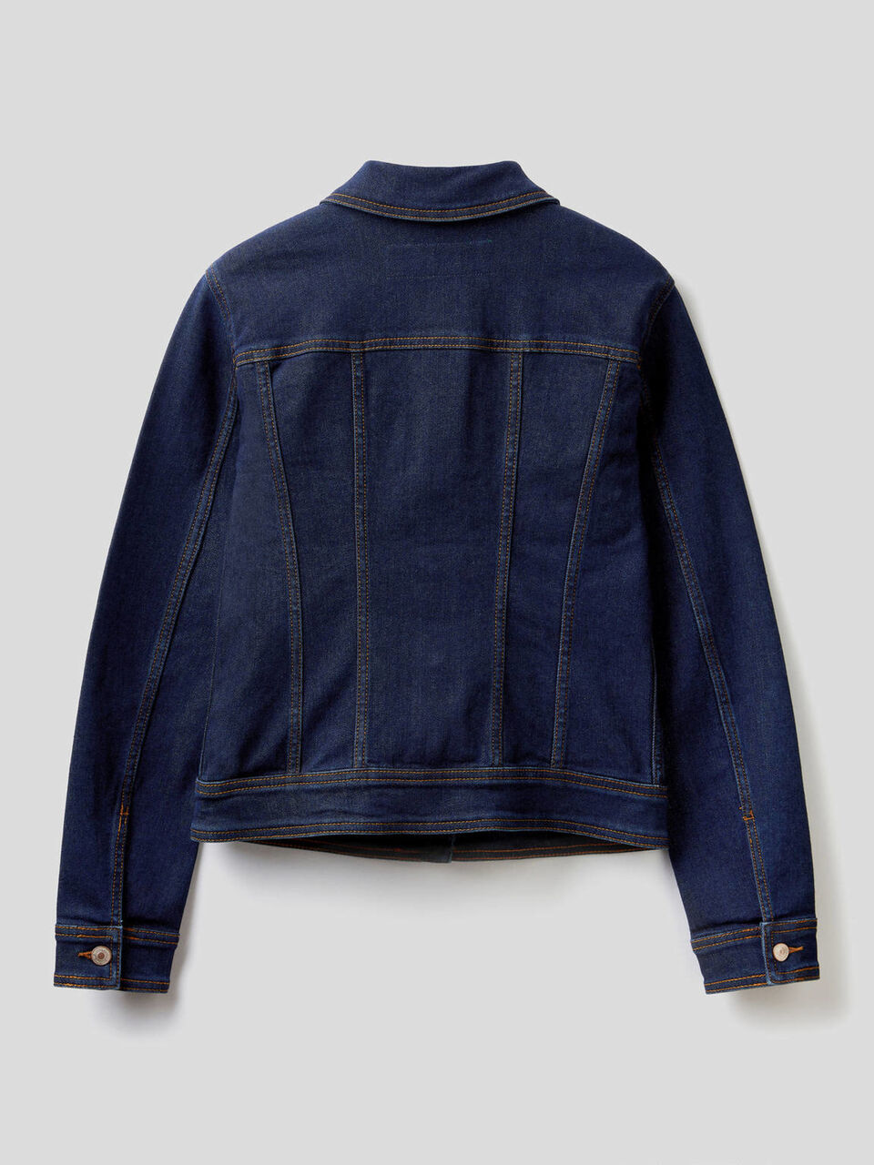 Giubbino jeans sciancrato image number 2