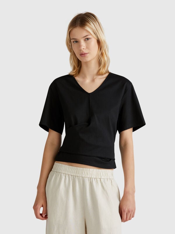 Maglietta con nodo sul retro Donna