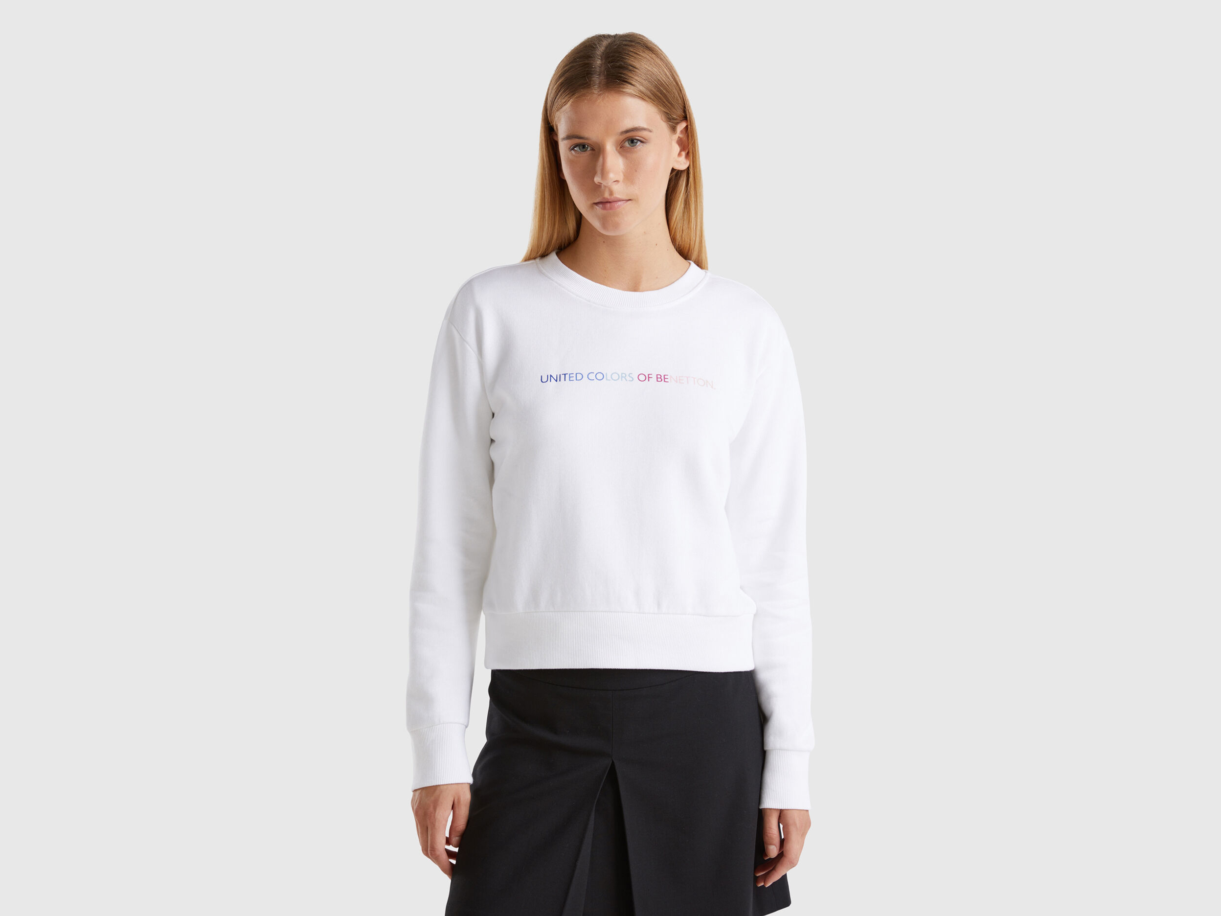 Benetton felpe donna on sale