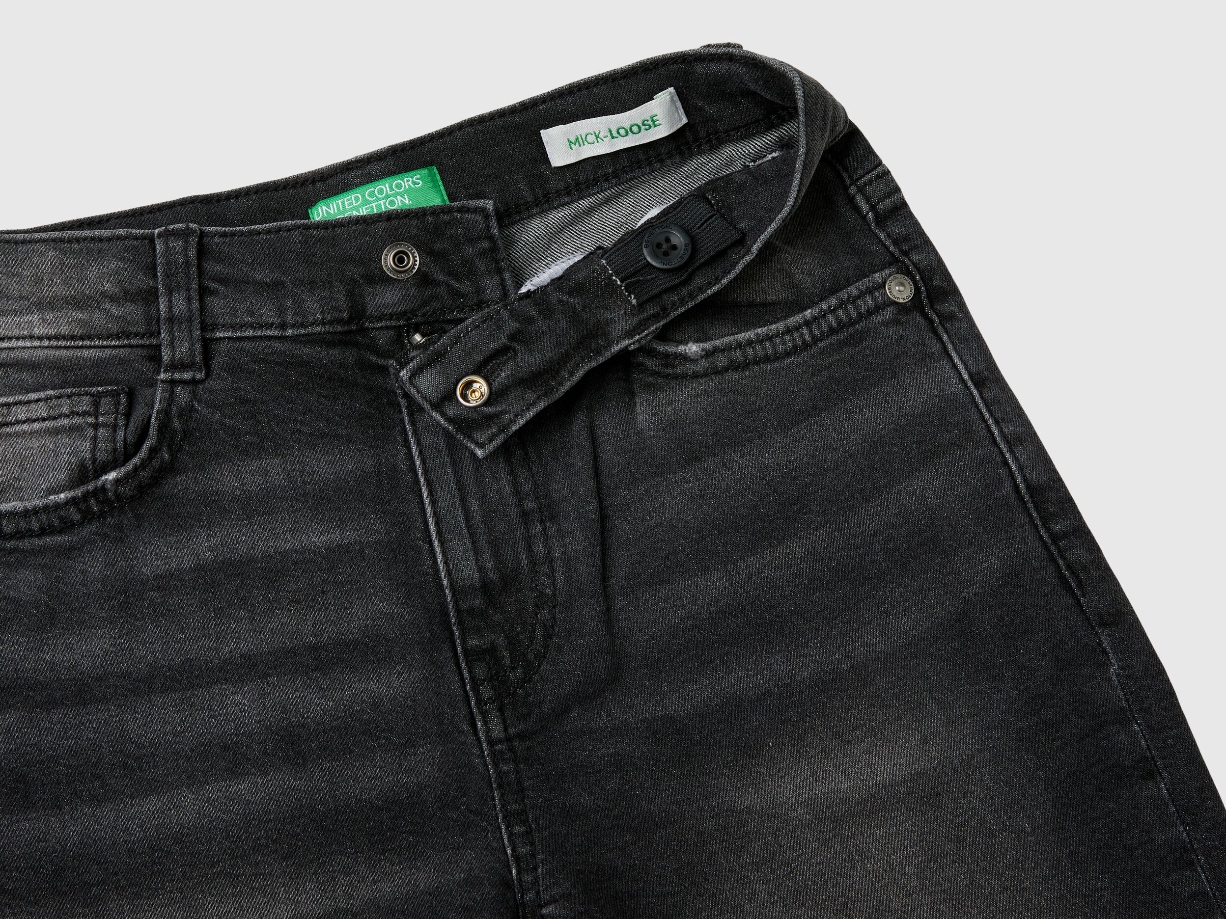 Jeans loose fit Nero Benetton