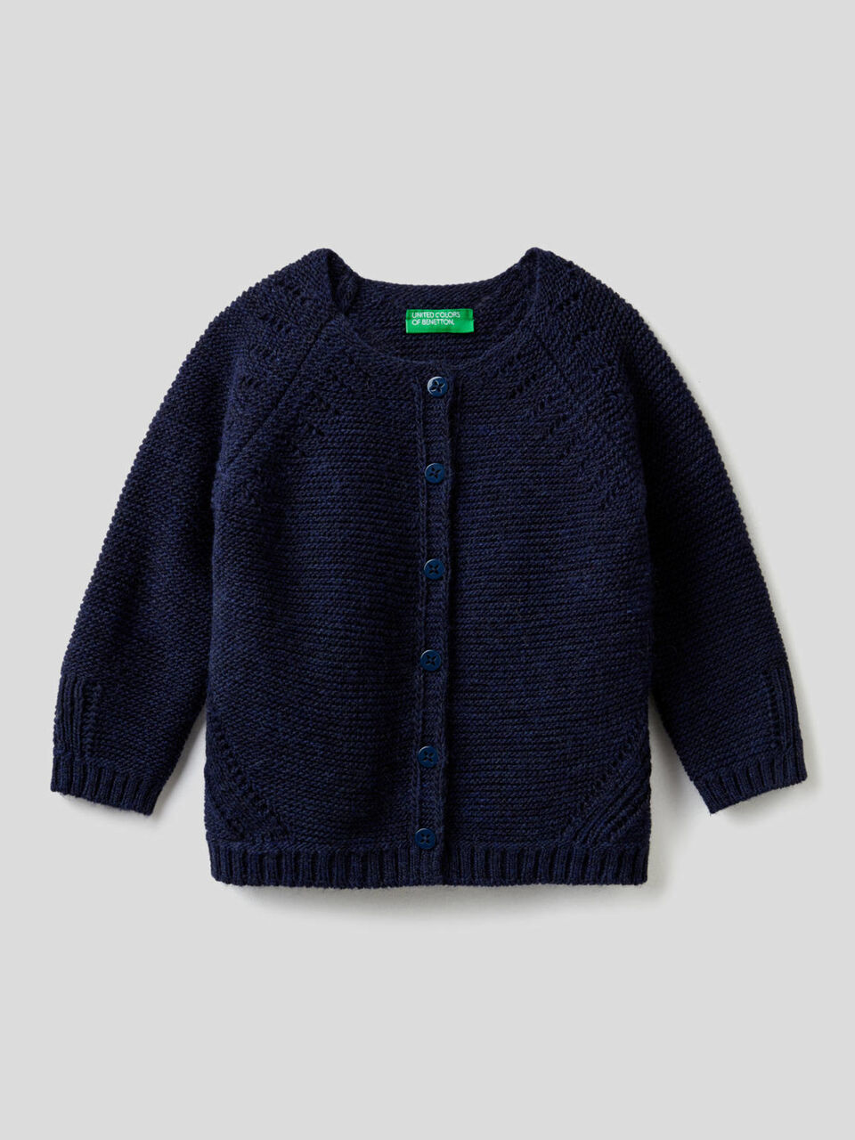 Cardigan con dettagli traforati image number 1
