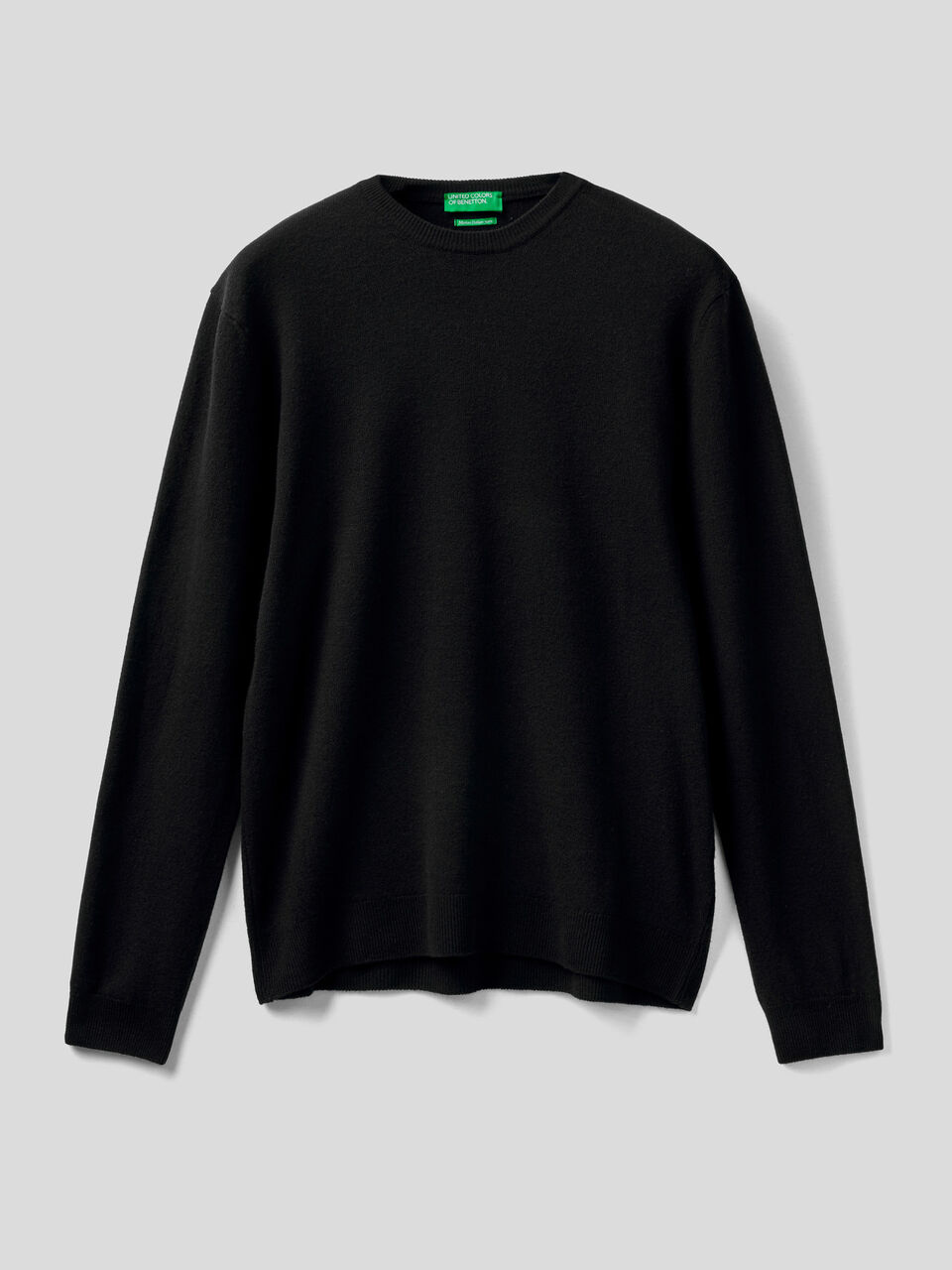 Maglia girocollo in pura lana vergine image number 1