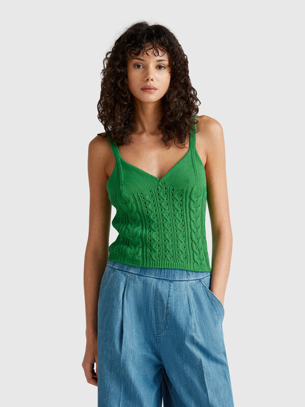 Top crochet Donna