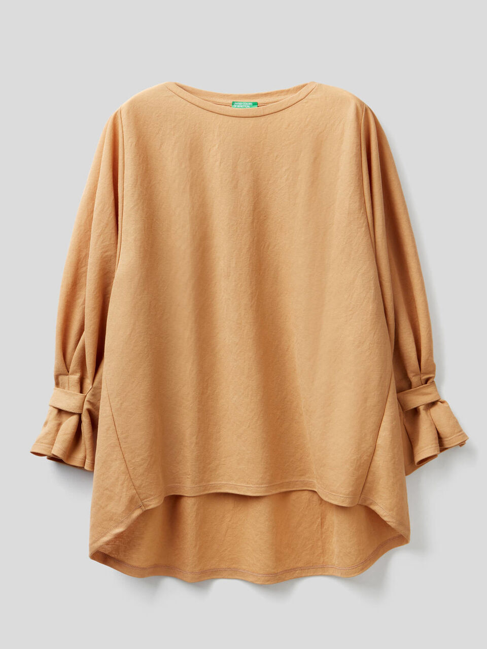 Blusa con manica arricciata image number 1