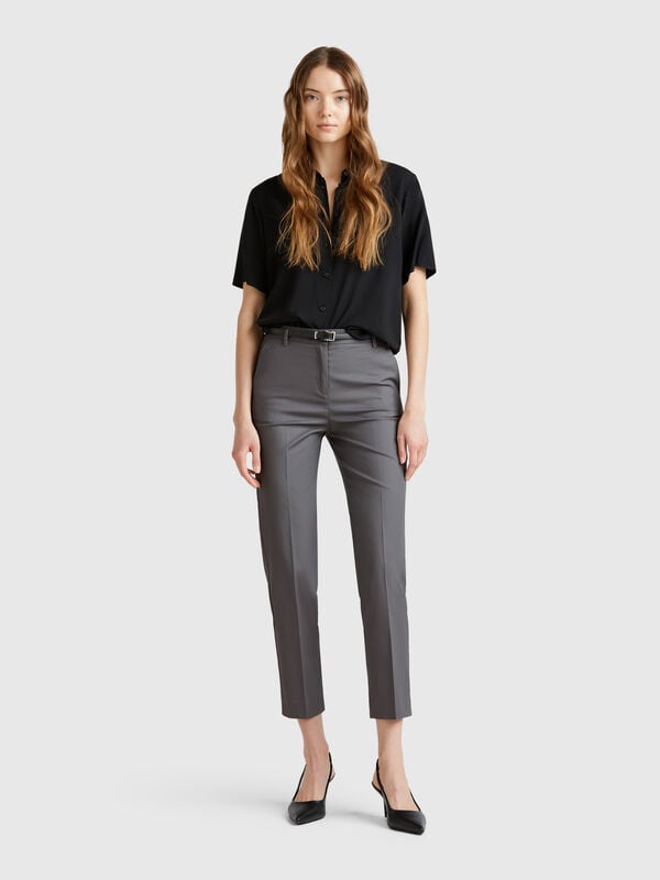 Chino in cotone stretch Donna