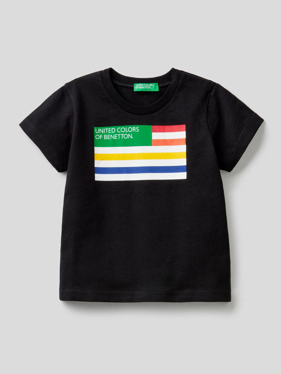 T-shirt stampa logo in cotone biologico image number 1