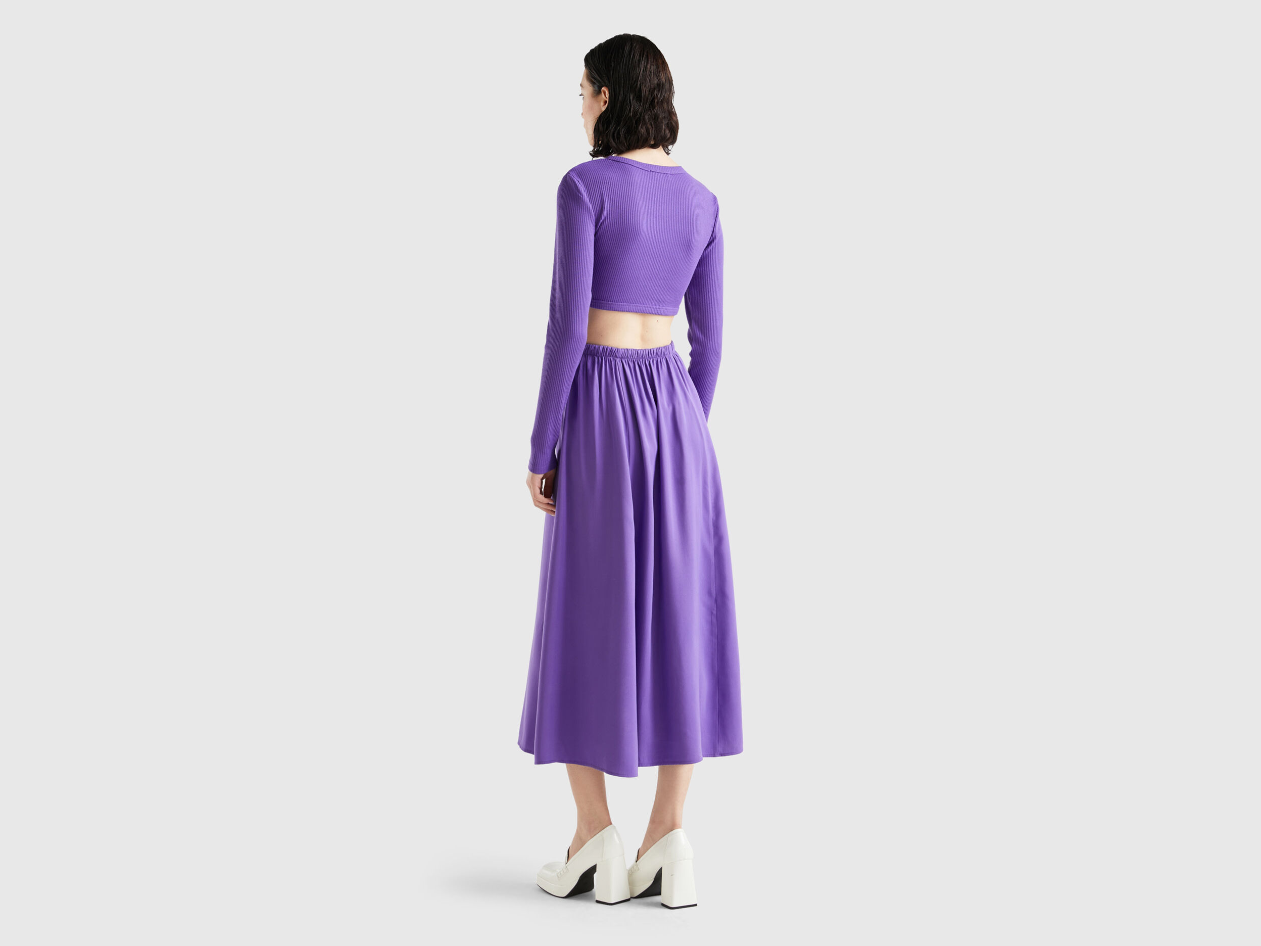 Vestito lungo shop benetton