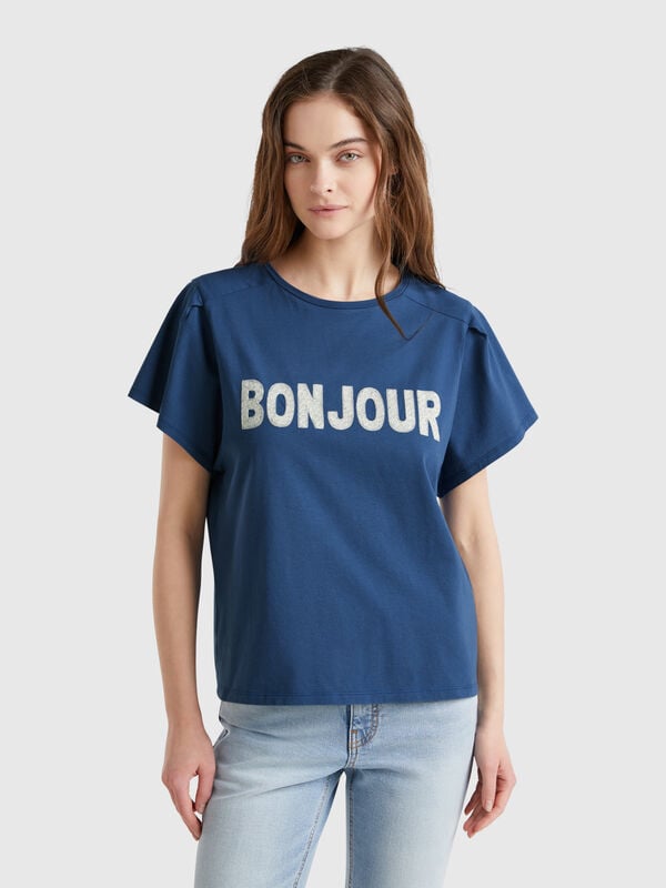 T-shirt con ricamo Donna
