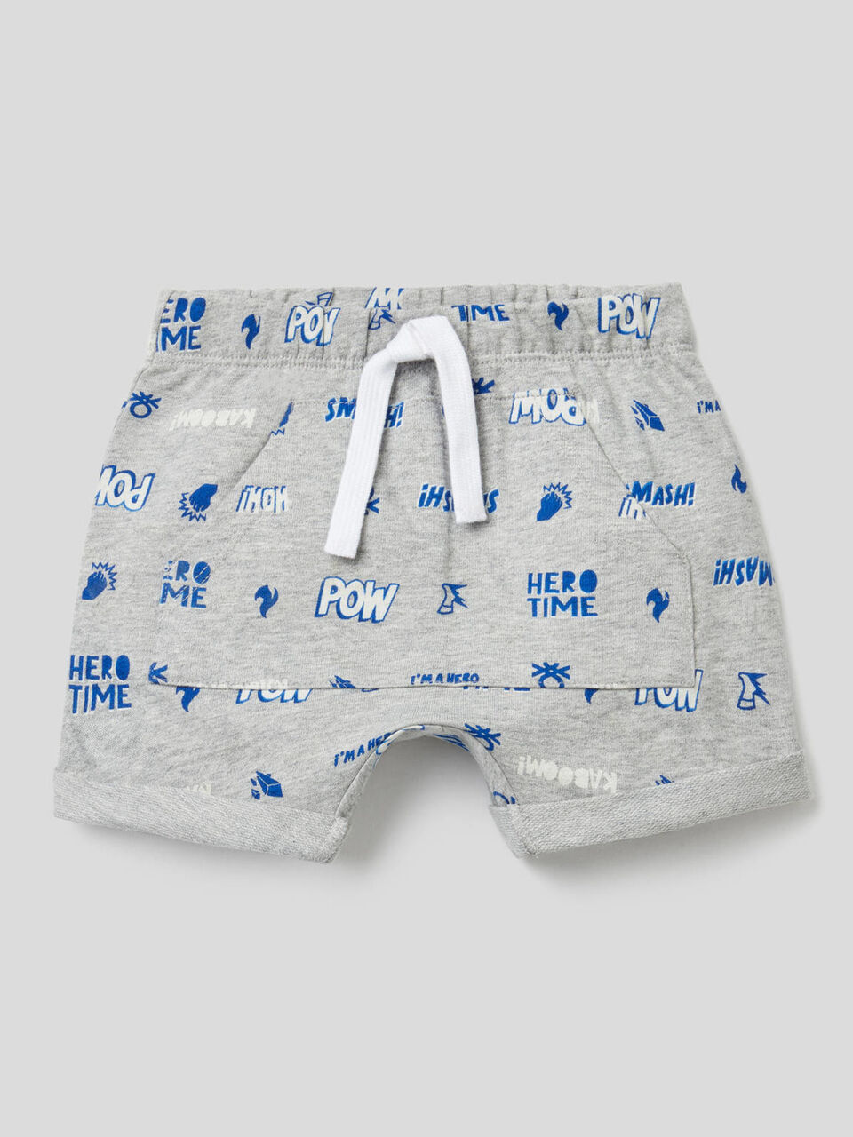 Shorts con maxi tasca image number 1