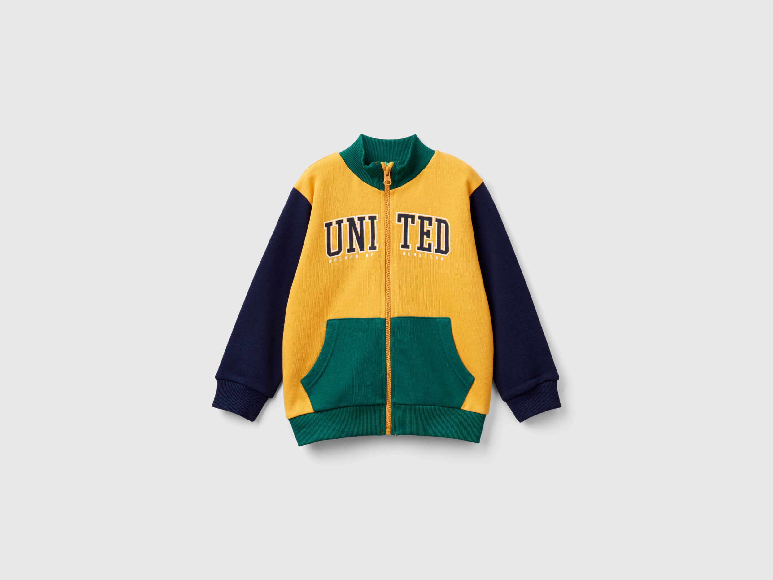 Giacca felpa benetton new arrivals