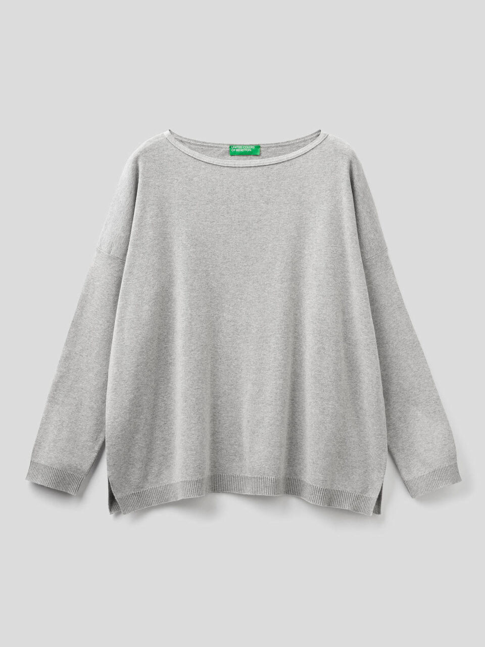 Maglia in cotone con scollo rotondo image number 1