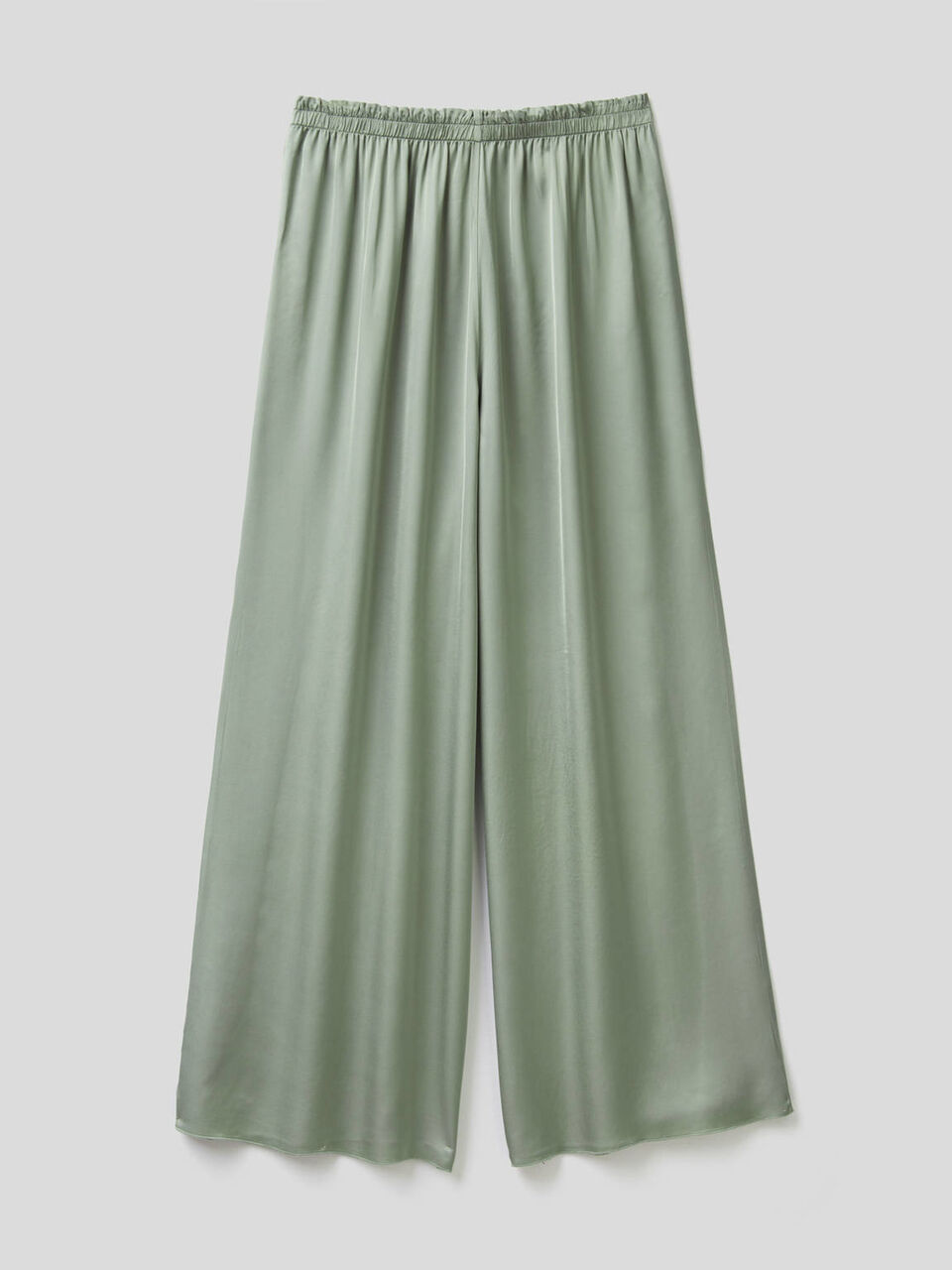 Pantaloni palazzo con coulisse image number 2