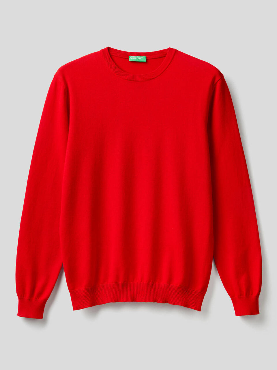 Maglia girocollo 100% cotone image number 1