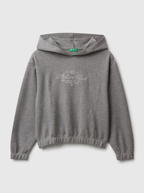 Calda felpa con ricamo lurex Bambina