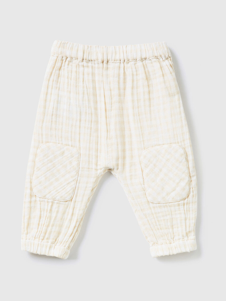 Pantaloni vichy in puro cotone