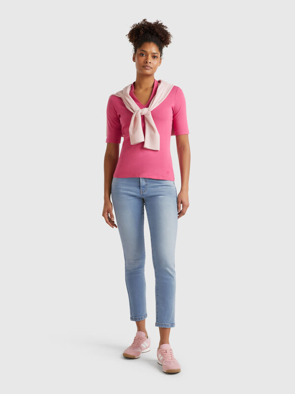 Jeans slim fit a vita alta Donna