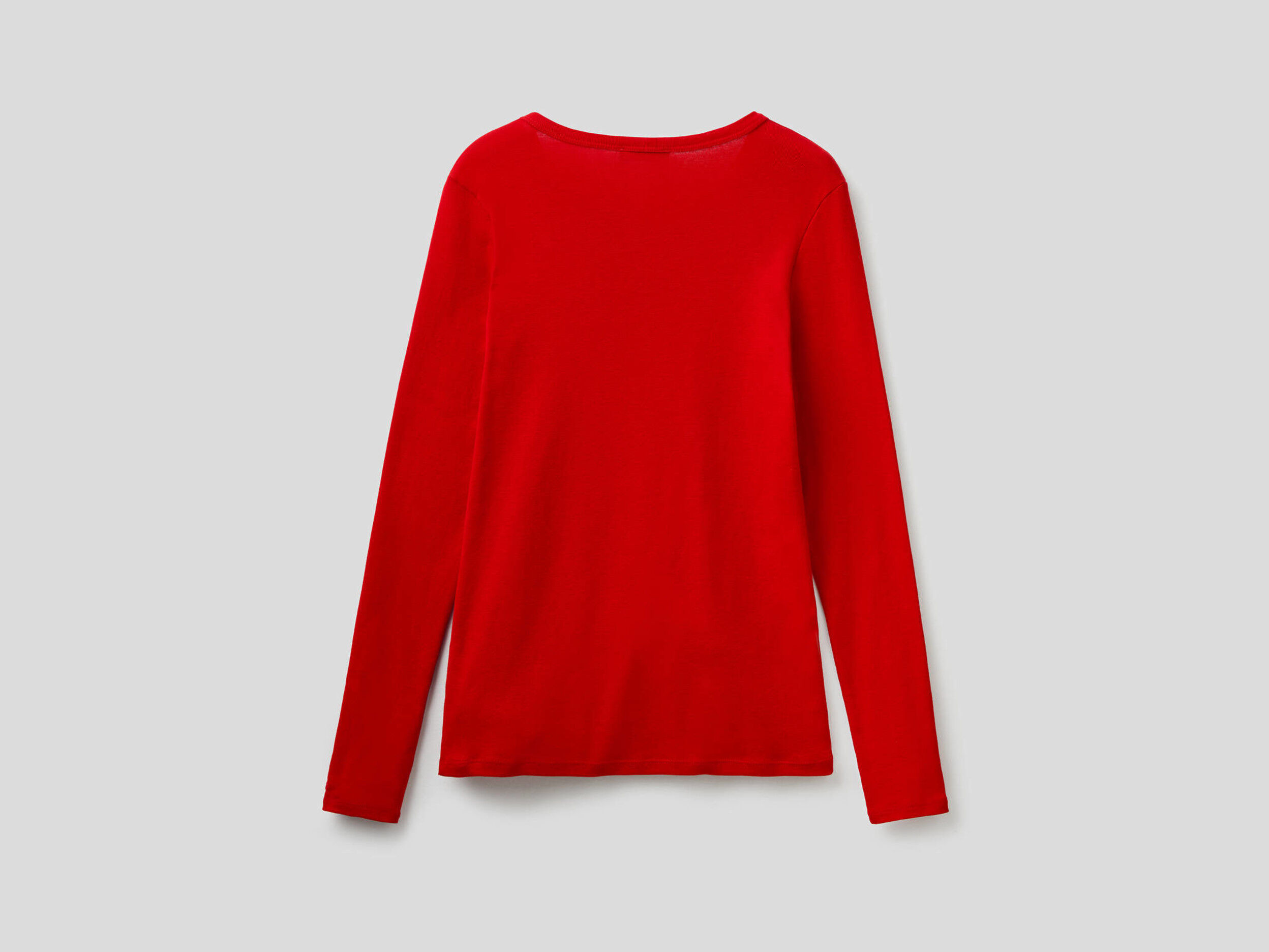 T shirt manica lunga benetton on sale